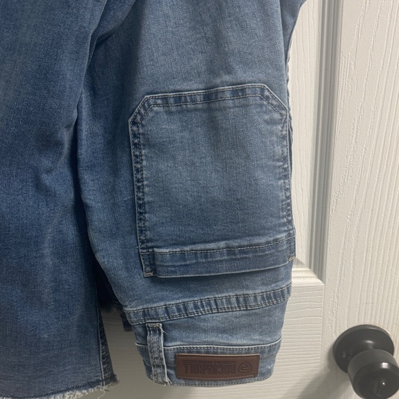 Rock & Roll Cowgirl Blue Flare Jeans - Picture 5 of 8